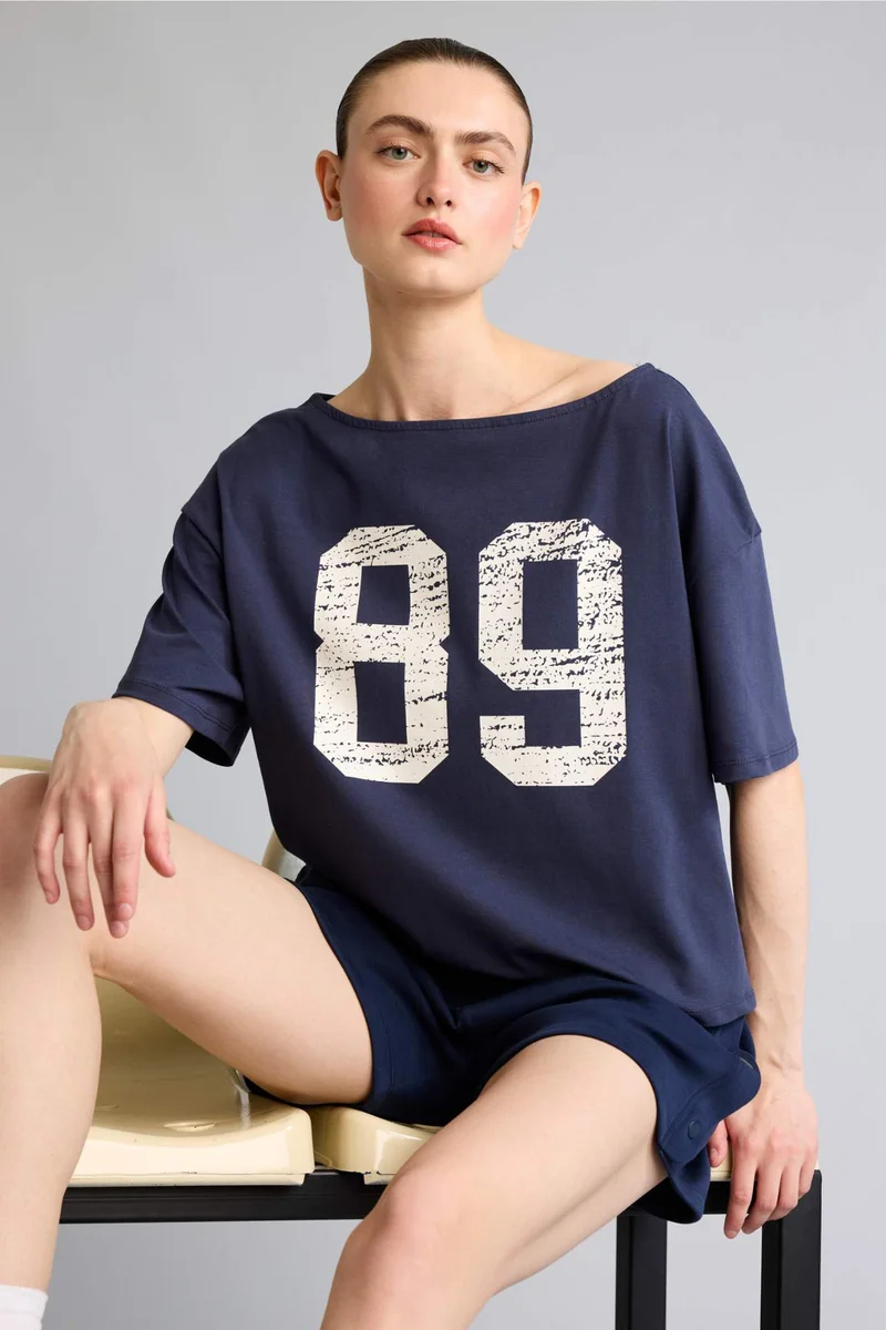 Defacto Comfort Fit Crew Neck Short Sleeve T-Shirt