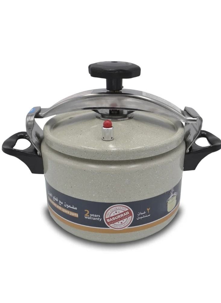BASURRAH Granite pressure cooker pistachio color 7 liters  - Image 1
