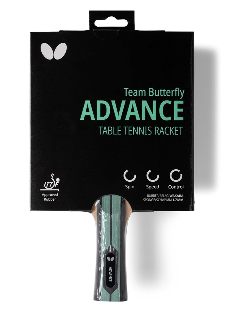 BUTTERFLY BUTTERFLY-TEAM BUTTERFLY ADVANCE TABLE TENNIS RACKET-6256900002-44906901011142  - Image 1