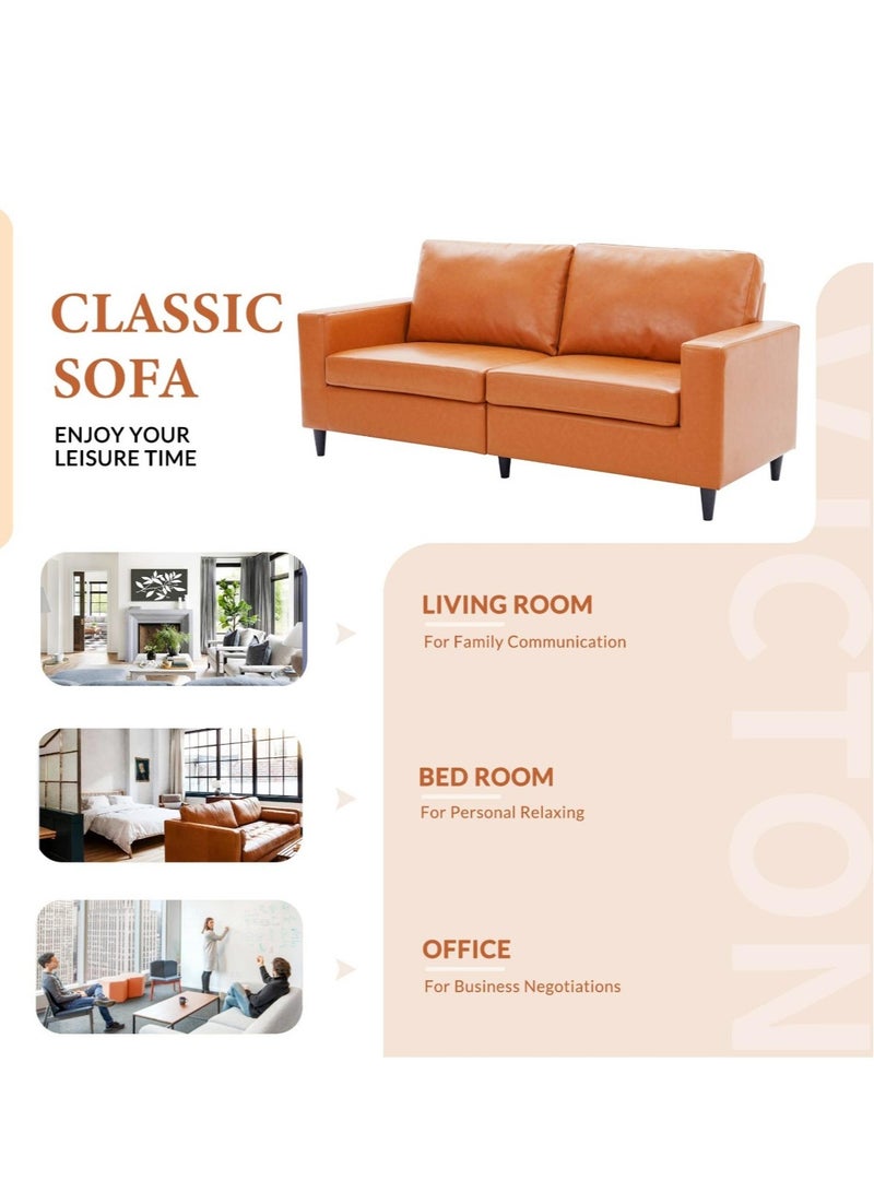 Karnak Berlin 3 Seater Sofa – Orange - Image 4