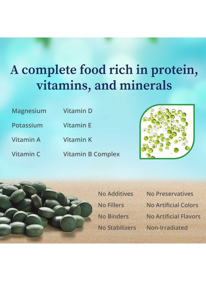 BioPure Chlorella Pyrenoidosa - 100% Organic, Cracked-Cell Wall, Nutraceutical Superfood Packed with Proteins, Vitamins, Minerals & Amino Acids That Supports Metabolism, Detox & Immunity 1000 Tablets - Image 3