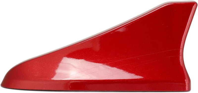 Fin Roof Antenna Cover Reliable Signal Enhancement for Sedan, Made of ABS Plastic Material (Red) - Image 1