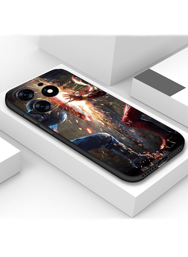 Generic - Protective Shockproof Case Cover For TECNO Spark Go 2024 Iron Man robot fighting Drawing - Image 1
