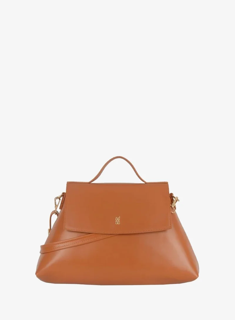 Baggit Baggit Women Tan Satchel Handbag Medium Size | Ladies Stylish Casual Purse Bag