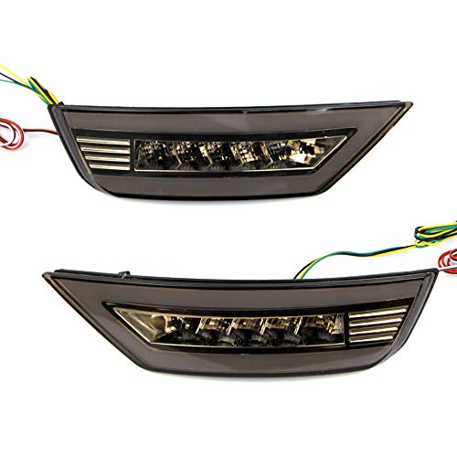 Dreamseek LED Reflector Rear Bumper Tail Light for Ford EcoSport 2013-2022 Driving Brake Reverse Taillight w/Dynamic Sequential Turn Signal Lamp(Smoke Lens) - Image 2