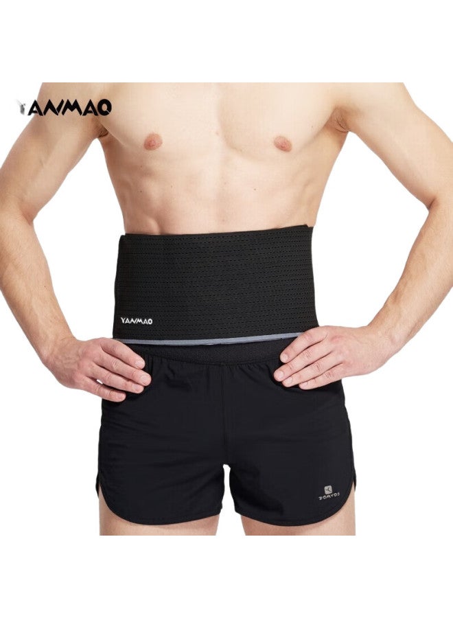 Yanmao Sports Waist Support Belt, Waist Shaper, Abdominal Binder, Breathable Fitness Running Thin Style, Breathable Waist Wrap For Men And Women, Size L - Image 3
