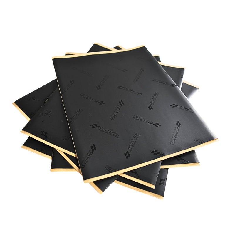 Second Skin Damplifier Pro Butyl Rubber Sound Deadening Mat 2mm  12 x 10 CLD Tiles for Car Sound Deadening 5 Sq Ft 6 Tiles  Made in USA