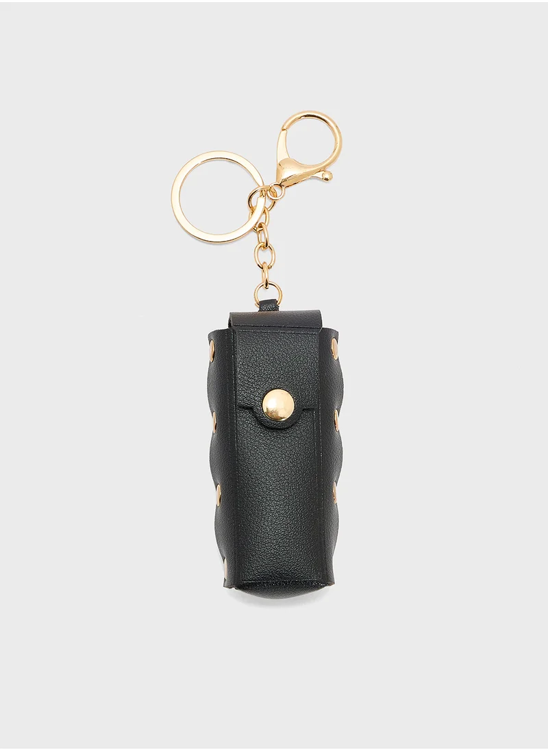 جينجر Snap Roll Mini Case Bag Charm