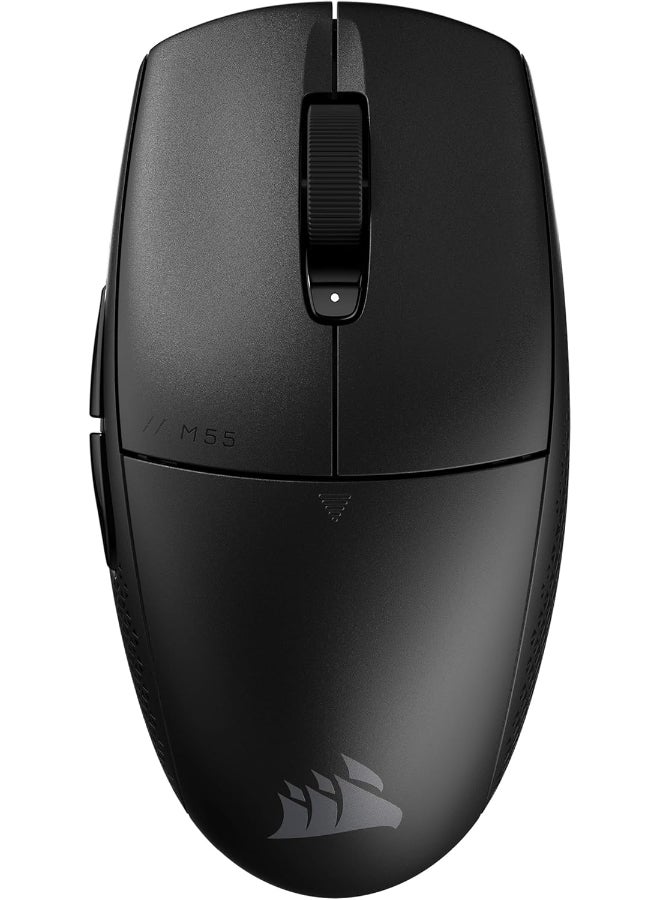 كورسير ماوس الألعاب CORSAIR M55، سلكي، 16000 DPI، غطاء أسود (CH-930F000-AP) - Image 1