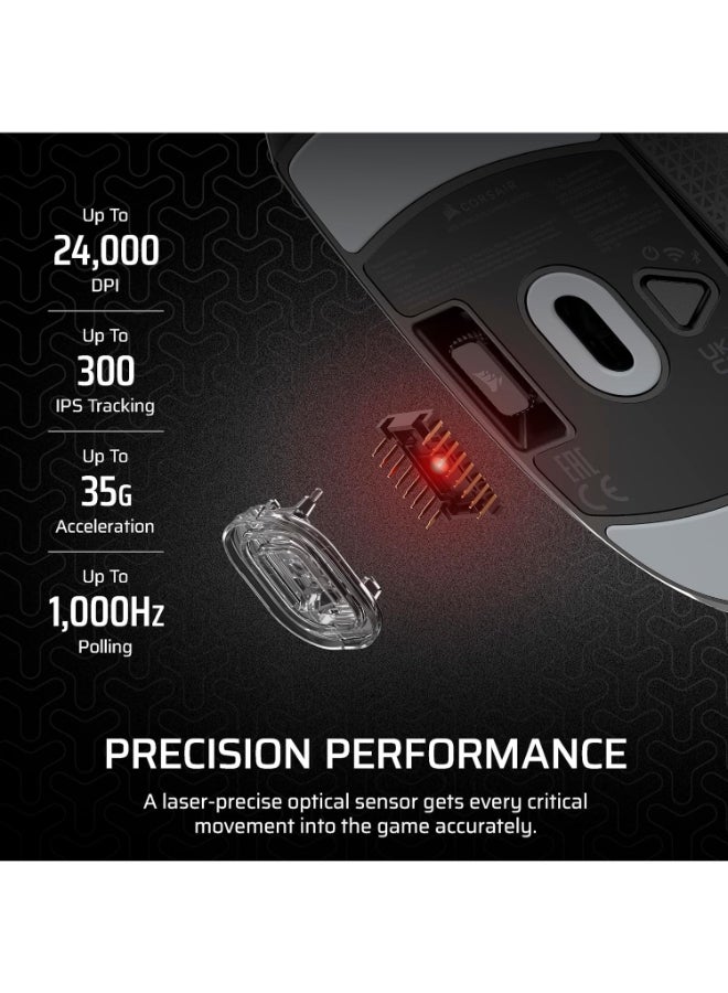 كورسير ماوس الألعاب CORSAIR M55، سلكي، 16000 DPI، غطاء أسود (CH-930F000-AP) - Image 4