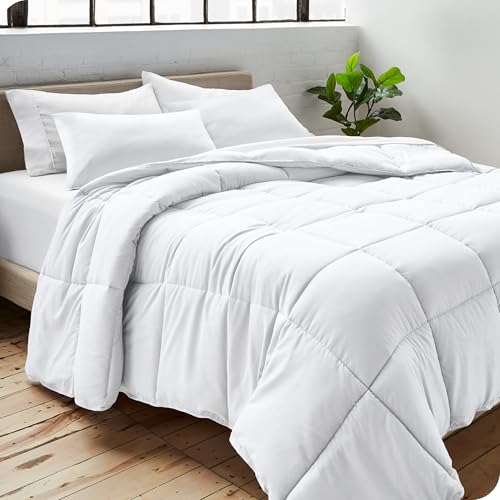 Bare Home Duvet Insert Comforter - Queen Size - Goose Down Alternative - Ultra-Soft - Premium 1800 Series - All Season Warmth - Bedding Comforter (Queen, White) - Image 2