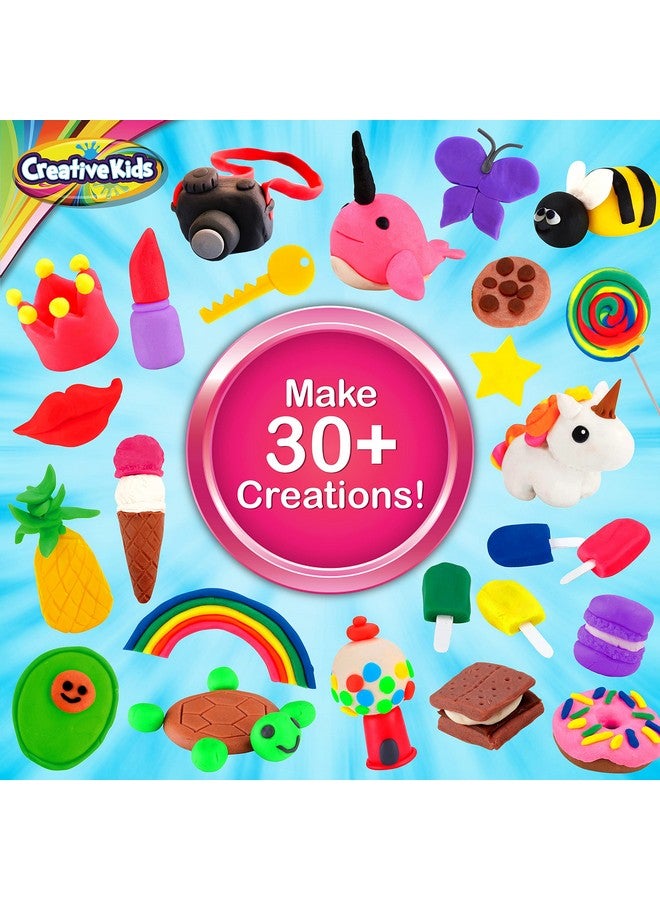 Creative Kids Creative Kids Clay Charms - Sculpt Over 30 Various Clay Charms - Make Charm Bracelets and Keychains with 13 Air Clay Colors - Great Kids Activity Birthday Gift for Boys and Girls Ages 6+  - Image 4