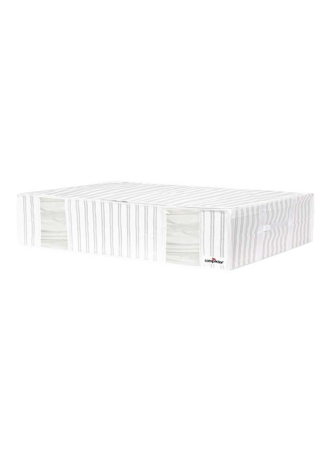 COMPACTOR SpSaving Semi Rigid Zipper Closure Vacuum Storage Box Grey and White 145 Liter  - Image 1