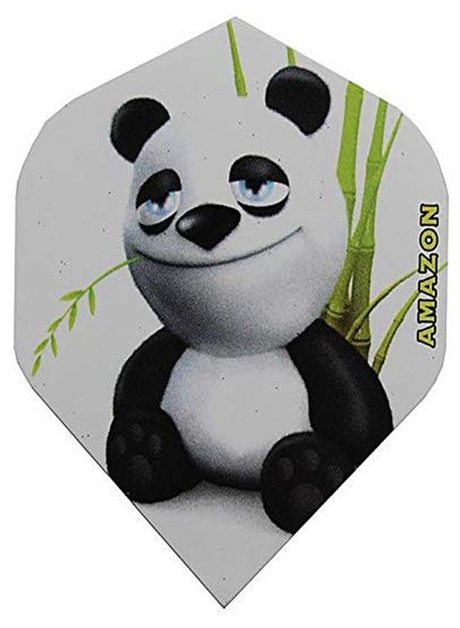 US Darts 3 Sets (9 Flights) Smiling Panda Standard Dart Flights - Amazon Ex-Tough (100 Micron)