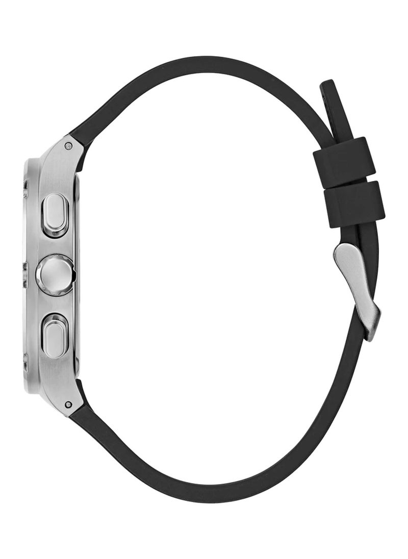 GUESS - Men's Headline Black Silver Tone Multi-function Watch GW0571G1 - 42mm - Image 1