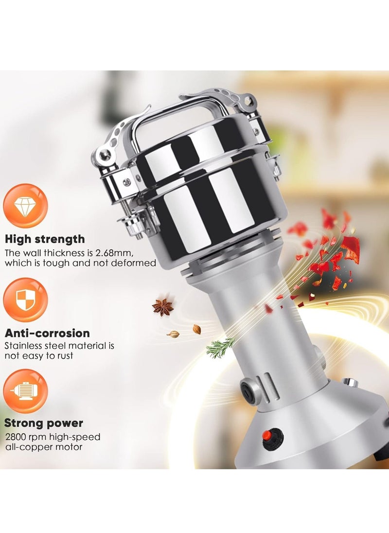 Denx 1200W Electric Comminutor Grinder Capacity 200G, Speed 28000R/Min, Using For Grinding Coffee/Beans/Spices/Grains/Herbs/Nuts, Suitable For Home/Restaurant/Hotels, Dx3221 - Image 2