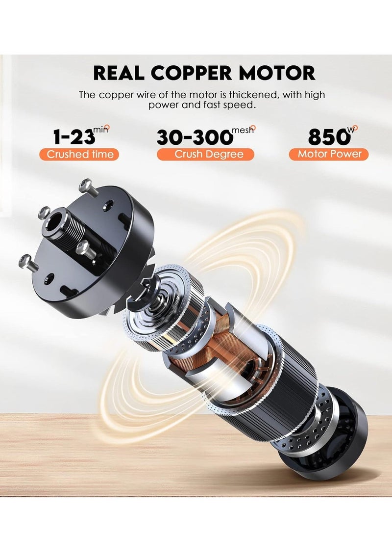 Denx 1200W Electric Comminutor Grinder Capacity 200G, Speed 28000R/Min, Using For Grinding Coffee/Beans/Spices/Grains/Herbs/Nuts, Suitable For Home/Restaurant/Hotels, Dx3221 - Image 4