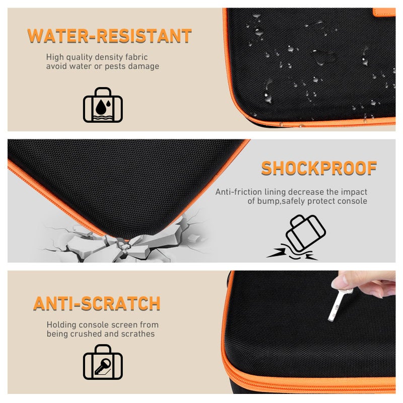 Vanplay حافظة فوانبلاي لسرعة المكعبات لأنواع مختلفة من ألعاب الفيدجيت، حقيبة EVA صلبة، مقاومة للماء، لعبة سفر محمولة، لعبة فكرية مع جيب شبكي داخلي، حمالة (حافظة فقط) - Image 2