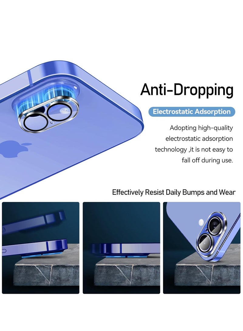 Rock Pow 4-Pack Camera Lens Protector for iPhone17 Screen Protector Tempered Glass [Case Friendly 17 Feet] [New Version 17 Feet], Scratch Resistant, Clear+Black Circle - Image 5