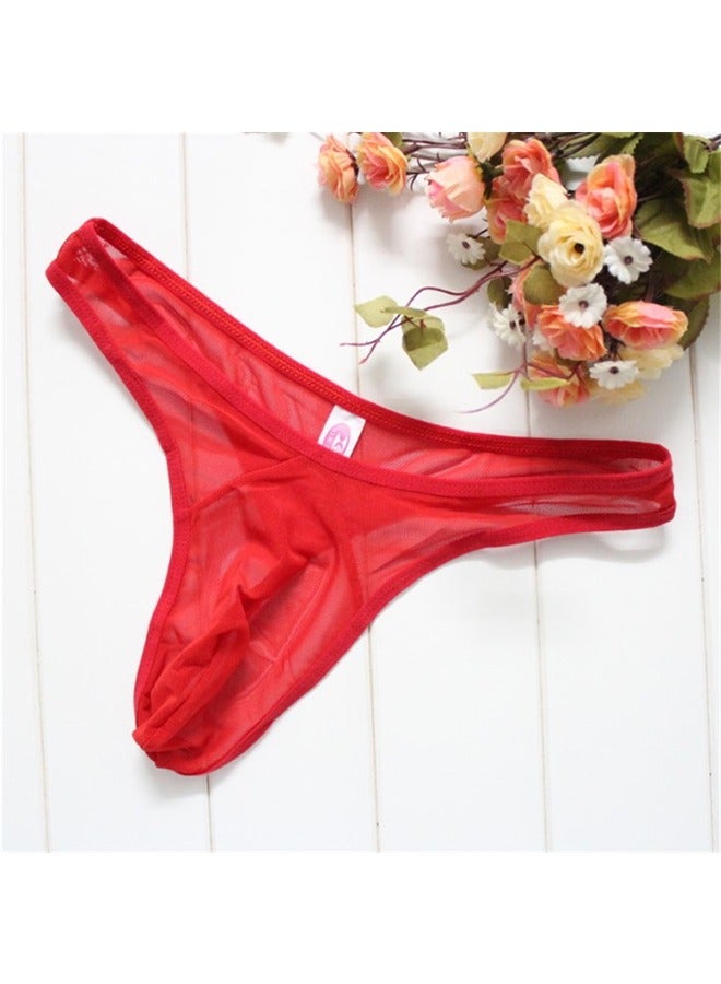 2 Pcs Men Briefs Set wear Comfortable Underwear Anti-bacterial Breathable Waist Body Shaper Underpants Panty Slimming Elastic Nightly Honeymoon Evening Hot Wear Dresses Gift For Husband  - Image 3