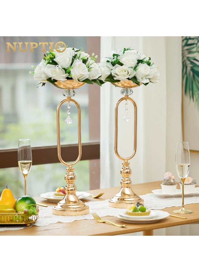 NUPTIO مجموعة من 10 قطع من باقة زهور صناعية من NUPTIO، 15 وردة بلاستيكية مع قاعدة، مناسبة لرف الزهور في مركز الزفاف في متجرنا لحفلات عيد الحب وديكور المنزل (أبيض نقي) - Image 2