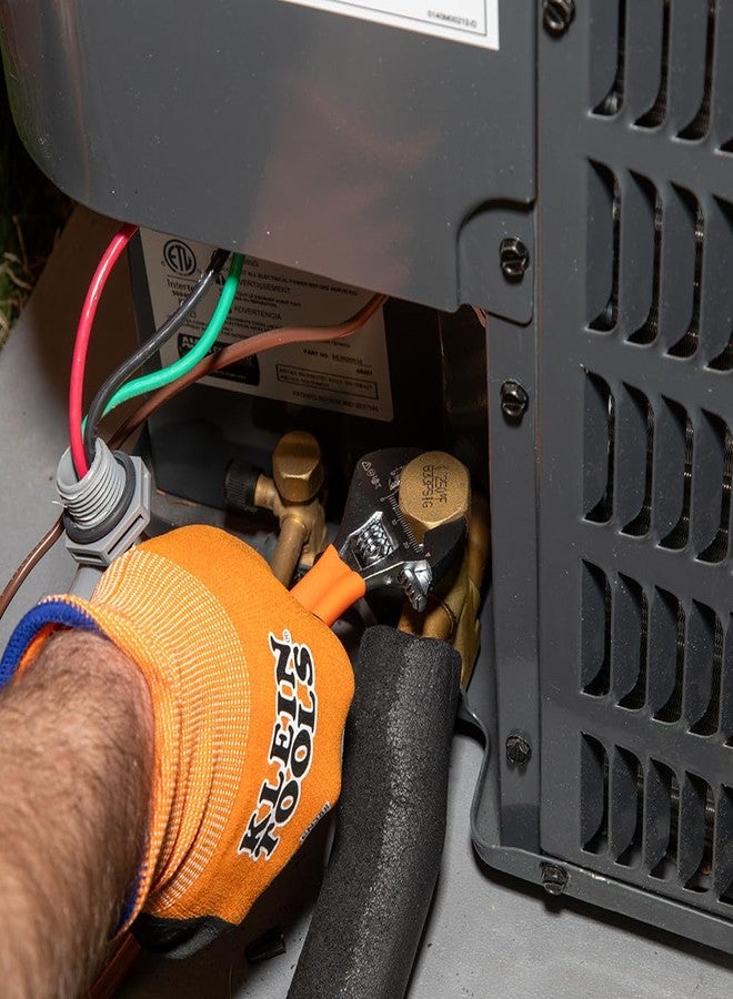 Klein Tools D5072 Adjustable Wrench Set, Extra Capacity, 6-Inch and 10-Inch, Forged Alloy Steel Wrenches, Metric and SAE, 2-Piece - Image 4