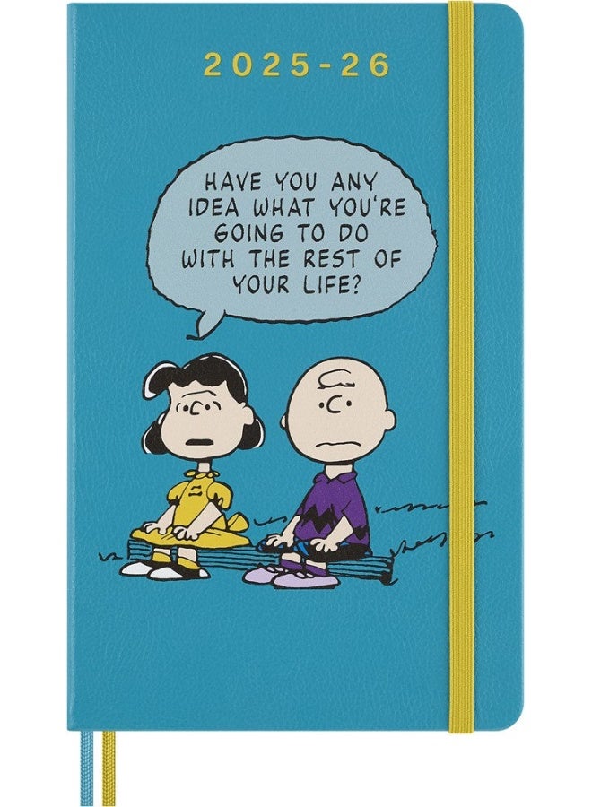 MOLESKINE موسكين: دفتر أسبوعي كبير 18M من الفول السوداني تشارلي ولوسي