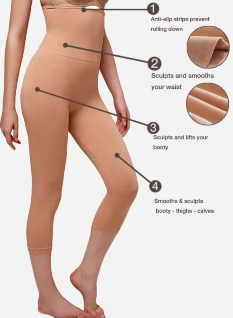 Medical Leggings with a High Waist Suitable for Varicose Veins - Image 3