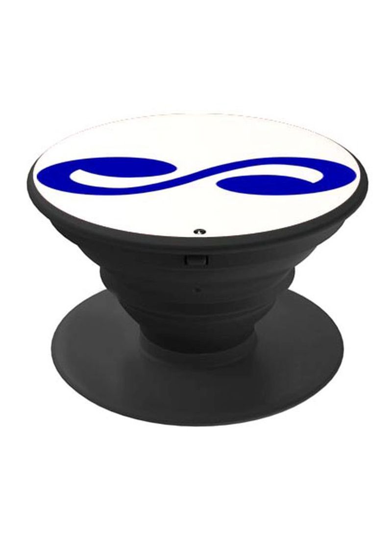 RKN Printed Pop Socket White/Blue - Image 1