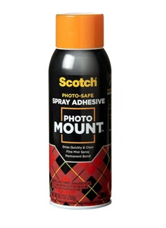 Scotch  Scotch Photo Mount Spray Adhesive 10.3oz (305gr.) Transparent color, 1 bottle/pack | Ideal for mounting photographs, Prints and Pictures | Glue | Super Glue | Scotch adhesive  - Image 1