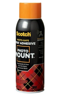 Scotch  Scotch Photo Mount Spray Adhesive 10.3oz (305gr.) Transparent color, 1 bottle/pack | Ideal for mounting photographs, Prints and Pictures | Glue | Super Glue | Scotch adhesive  - Image 2