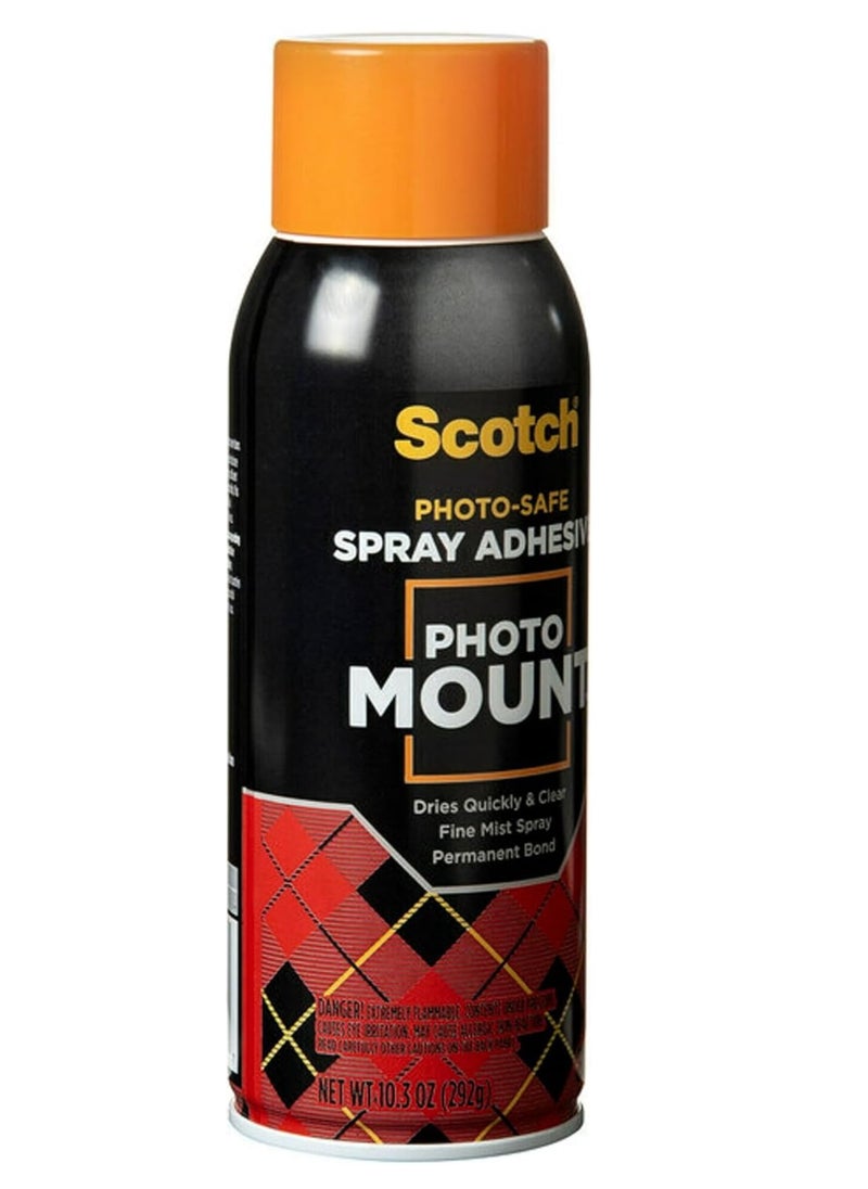 Scotch  Scotch Photo Mount Spray Adhesive 10.3oz (305gr.) Transparent color, 1 bottle/pack | Ideal for mounting photographs, Prints and Pictures | Glue | Super Glue | Scotch adhesive  - Image 3