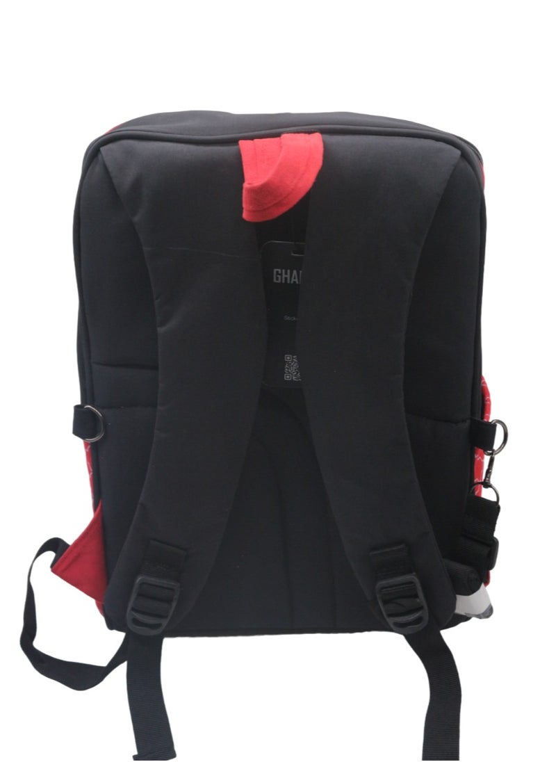 Gharibo Bags Moms bag & portable dining chair for baby ,multi-function backpack with Large capacity two in one - Zigzag.  - Image 3