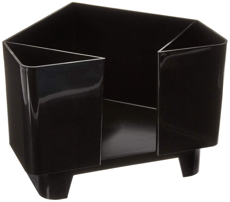 CoRect Plastic Bar Caddy with Triangular Design Black