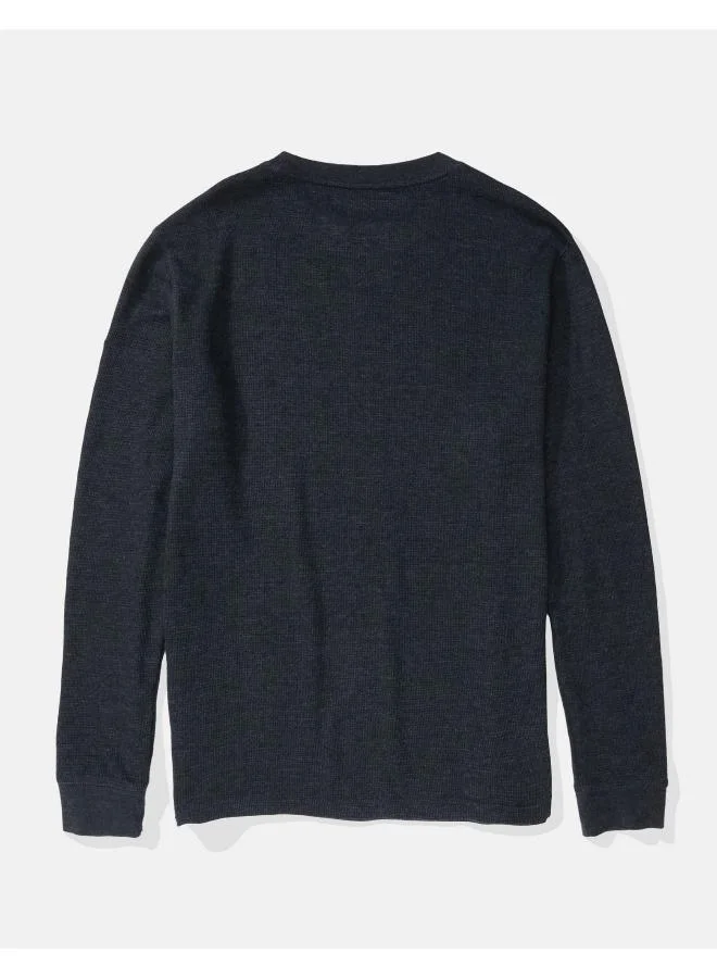 American Eagle Logo Graphic Thermal T-Shirt