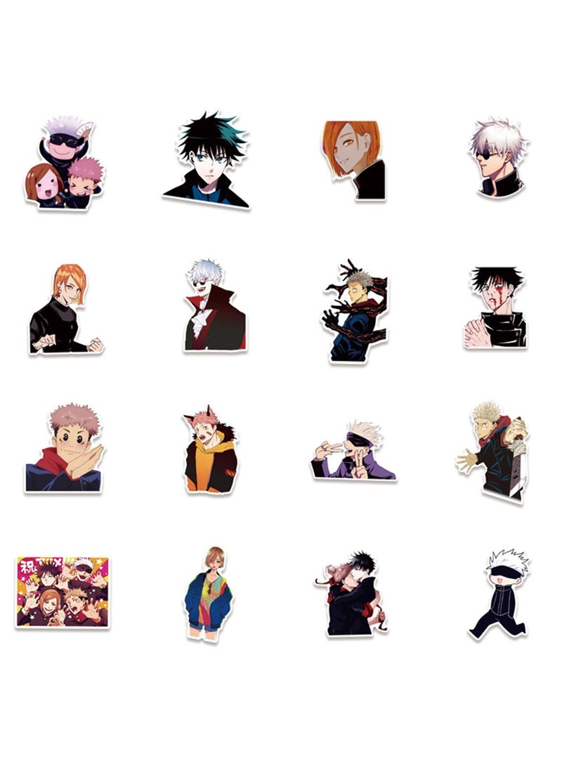 50 قطعة من ملصقات الرسوم المتحركة المقاومة للماء لأجهزة الكمبيوتر المحمول - Image 3