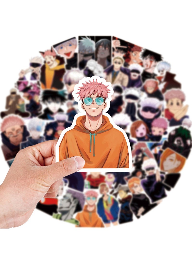 50 قطعة من ملصقات الرسوم المتحركة المقاومة للماء لأجهزة الكمبيوتر المحمول - Image 5