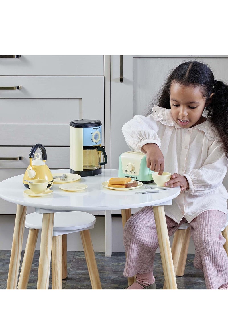 CASDON - Morphy Richards Toys: Complete Kitchen Set With Toaster, Coffee Maker, Kettle, Play Food, And More, For Children Aged 3+ - Image 1