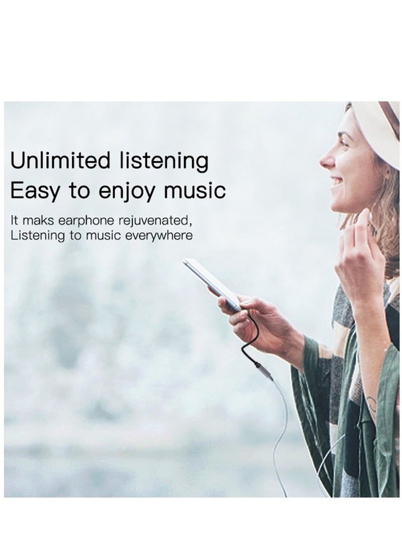 Yesido YAU19 Type-C to 3.5mm Audio Adapter Cable(Grey) - Image 3