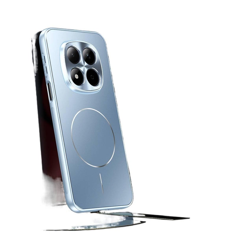 Metal MagSafe Case for Redmi Note 15 Pro with Shockproof and Drop Protection plus Shockproof plus Strong Magnetic in White - Image 2