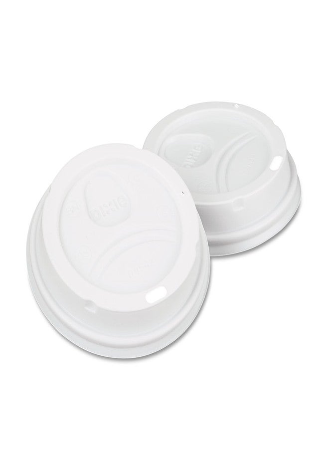 Dixie 9542500DXCT Dome Lids, f/PecfecTouch Cup 12/16 oz., 10PK/CT, WE - Image 1