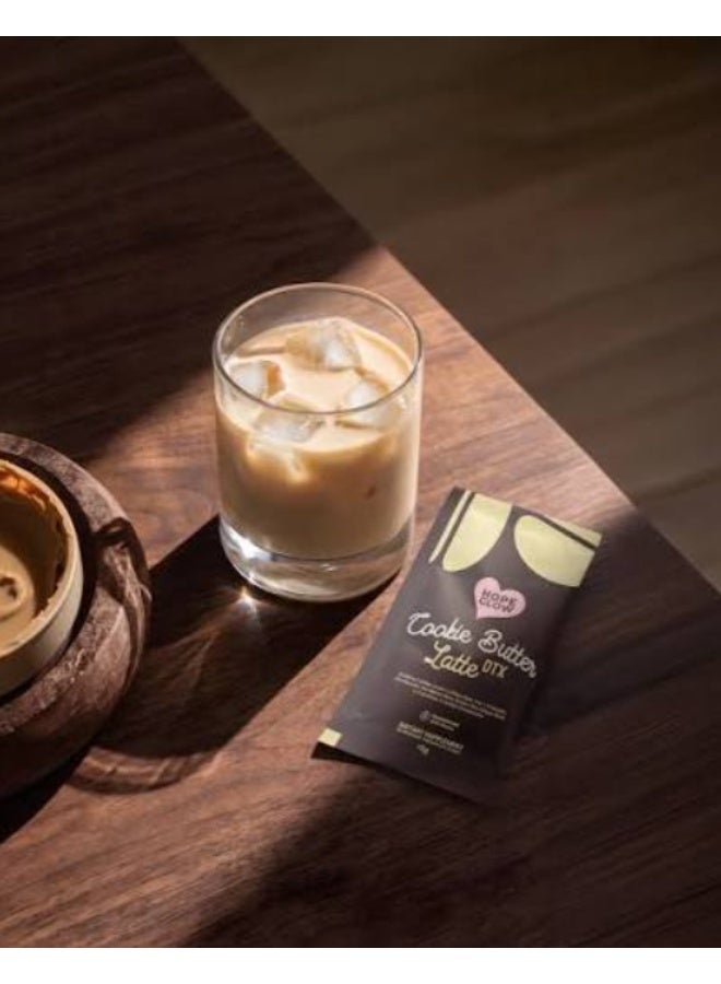 Hope Glow Cookie Butter Latte DTX Instant Coffee Mix with Prebiotic Fiber & Stevia Sweetener, 8 Sachets - Image 5