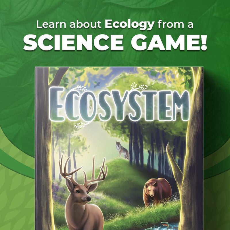 Genius Games Ecosystem - A Family Card Game about Building Habitats | Learn about Animals, Ecology & Biodiversity for Kids, Adults, Families or the classroom! Fun Board Games for Environmental Science Class - Image 3