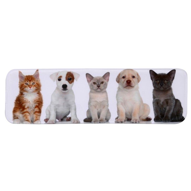 10 pcs Non- Stair Carpet Treads Washable Stair Tread Mat with Adhesive Tape and Rubber Backing(Pattern 21) - Image 3