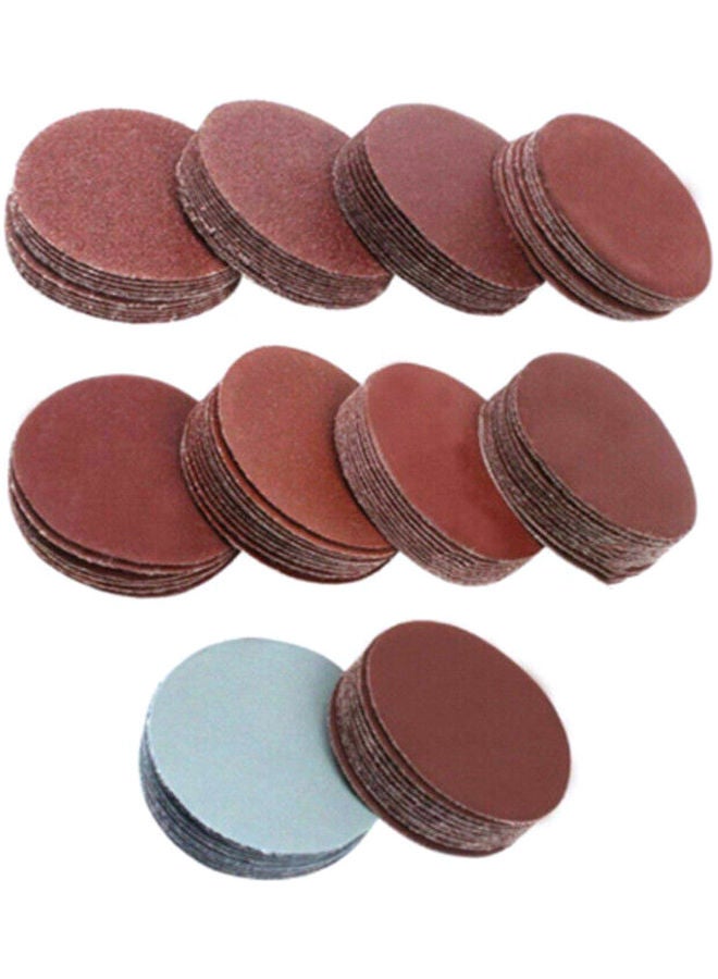 إسكدنيا طقم أقراص صنفرة عالية الأداء مكون من 100 قطعة متعدد الألوان 6X5X5سم - Image 1