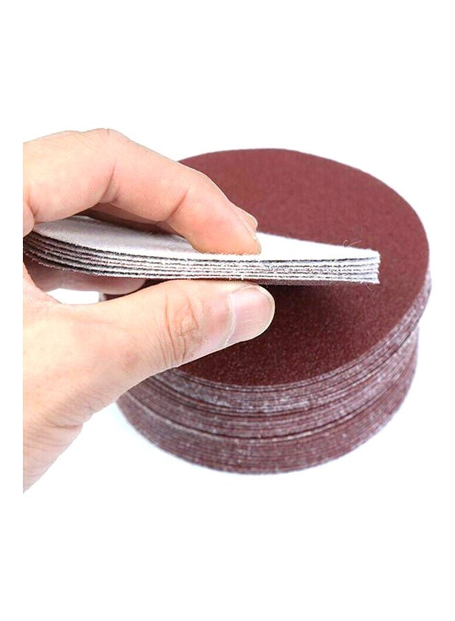 إسكدنيا طقم أقراص صنفرة عالية الأداء مكون من 100 قطعة متعدد الألوان 6X5X5سم - Image 5