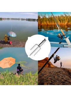 Y&D Heavy Duty Metal Umbrella Stand Anchor, Outdoor Parasol Base with 3 Spikes, Ideal for Beach, Grass, and Sand, Secure Your Steel Strength  - Image 5