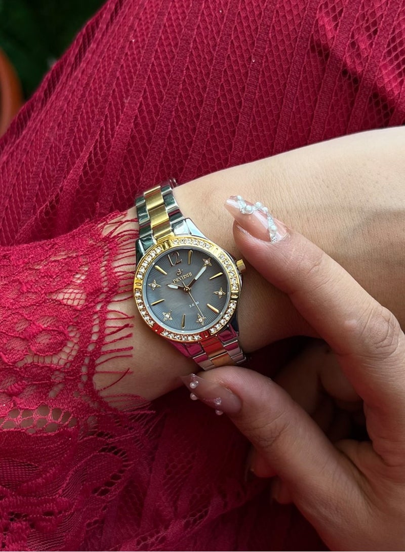 ديفوشي ساعة يد انيقه وملفته وبتصميم متفرد للنساء - Image 1