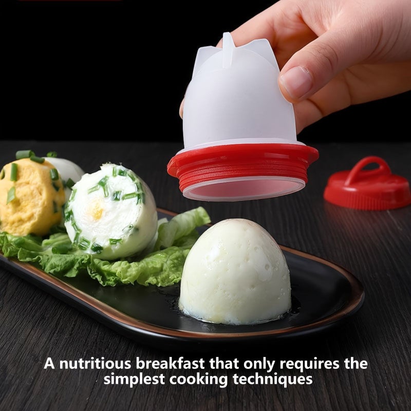 9pcs Silicone Egg Steamer Pot Nonstick Shell Free Egg Cooker Reusable Tool - Image 5
