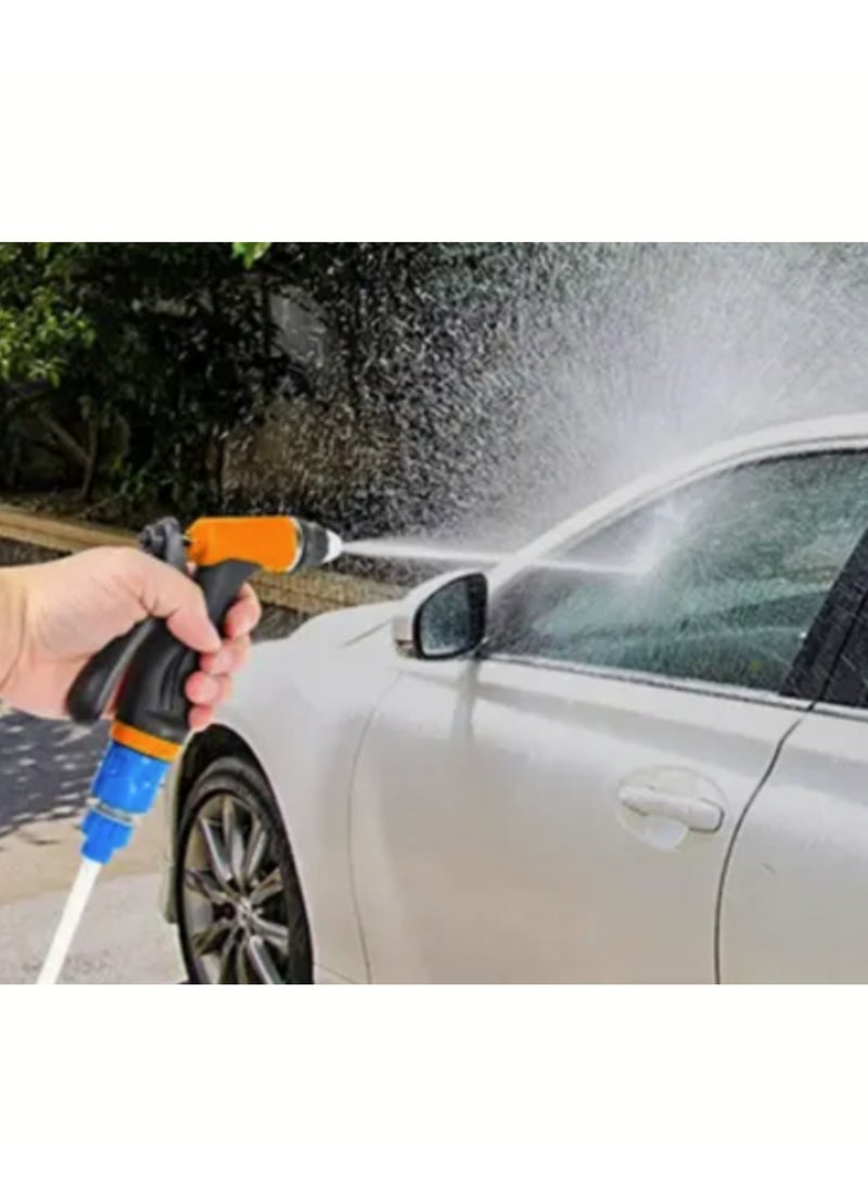 BONAI Portable High-Pressure Car Washer Kit, 12V DC, 80W Pump, Adjustable Spray Gun, 3 Meter Hose, Brush Attachment, Compact Blue Storage Case for Cars, Bikes, and Outdoor Cleaning - Image 3